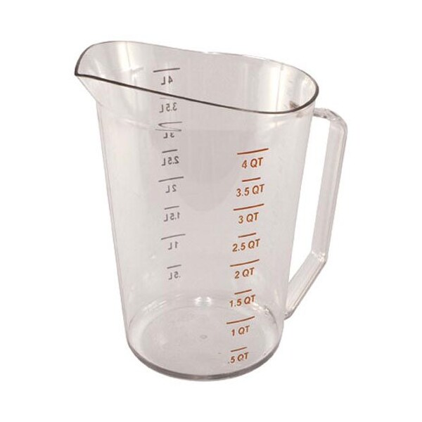 4 Qt  Clear Plastic Pitcher